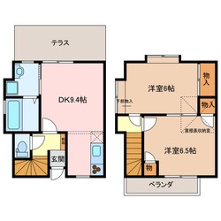 栃原駅 徒歩23分 1階の物件間取画像